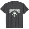 image:imageStar Wars Bounty Hunter Mandalorian Mythosaur Skull Emblem TShirtDark Heather Grey
