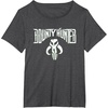 image:imageStar Wars Bounty Hunter Mandalorian Mythosaur Skull Emblem TShirtDark Heather Grey