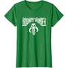image:imageStar Wars Bounty Hunter Mandalorian Mythosaur Skull Emblem TShirtKelly Green
