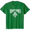 image:imageStar Wars Bounty Hunter Mandalorian Mythosaur Skull Emblem TShirtKelly Green