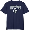 image:imageStar Wars Bounty Hunter Mandalorian Mythosaur Skull Emblem TShirtNavy Blue