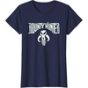 image:imageStar Wars Bounty Hunter Mandalorian Mythosaur Skull Emblem TShirtNavy Blue