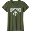 image:imageStar Wars Bounty Hunter Mandalorian Mythosaur Skull Emblem TShirtOlive Green