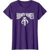image:imageStar Wars Bounty Hunter Mandalorian Mythosaur Skull Emblem TShirtPurple