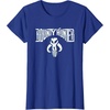 image:imageStar Wars Bounty Hunter Mandalorian Mythosaur Skull Emblem TShirtRoyal Blue