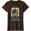 image:imageStar Wars Bounty Hunters 4LOM IG88 amp Bossk Stylized Art TShirtBrown