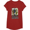 image:imageStar Wars Bounty Hunters 4LOM IG88 amp Bossk Stylized Art TShirtCranberry Red