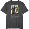 image:imageStar Wars Bounty Hunters 4LOM IG88 amp Bossk Stylized Art TShirtDark Heather Grey