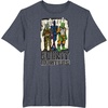 image:imageStar Wars Bounty Hunters 4LOM IG88 amp Bossk Stylized Art TShirtHeather Blue
