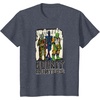 image:imageStar Wars Bounty Hunters 4LOM IG88 amp Bossk Stylized Art TShirtHeather Blue