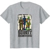 image:imageStar Wars Bounty Hunters 4LOM IG88 amp Bossk Stylized Art TShirtHeather Grey
