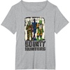 image:imageStar Wars Bounty Hunters 4LOM IG88 amp Bossk Stylized Art TShirtHeather Grey