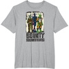 image:imageStar Wars Bounty Hunters 4LOM IG88 amp Bossk Stylized Art TShirtHeather Grey