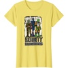 image:imageStar Wars Bounty Hunters 4LOM IG88 amp Bossk Stylized Art TShirtLemon Yellow