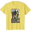 image:imageStar Wars Bounty Hunters 4LOM IG88 amp Bossk Stylized Art TShirtLemon Yellow
