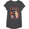 image:imageStar Wars Classic Vintage Chibi Galaxys Villains Poster TShirtDark Heather Grey
