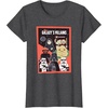 image:imageStar Wars Classic Vintage Chibi Galaxys Villains Poster TShirtDark Heather Grey
