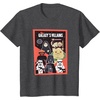 image:imageStar Wars Classic Vintage Chibi Galaxys Villains Poster TShirtDark Heather Grey