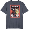 image:imageStar Wars Classic Vintage Chibi Galaxys Villains Poster TShirtHeather Blue