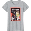 image:imageStar Wars Classic Vintage Chibi Galaxys Villains Poster TShirtHeather Grey