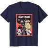 image:imageStar Wars Classic Vintage Chibi Galaxys Villains Poster TShirtNavy Blue
