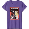 image:imageStar Wars Classic Vintage Chibi Galaxys Villains Poster TShirtPurple Heather