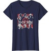 image:imageStar Wars Dark Side Villains Vintage Collage Chest Poster TShirtNavy Blue