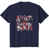 image:imageStar Wars Dark Side Villains Vintage Collage Chest Poster TShirtNavy Blue