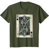 image:imageStar Wars Darth Maul St Patricks Day Playing Card TShirtOlive Green