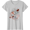 image:imageStar Wars Epic Millennium Falcon Schematic Big Chest Poster TShirtSilver Grey