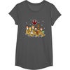 image:imageStar Wars Iconic Epic Rebel Alliance Group Shot Chibi Poster TShirtAsphalt Grey
