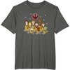 image:imageStar Wars Iconic Epic Rebel Alliance Group Shot Chibi Poster TShirtAsphalt Grey