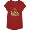 image:imageStar Wars Iconic Epic Rebel Alliance Group Shot Chibi Poster TShirtCranberry Red