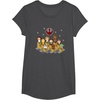 image:imageStar Wars Iconic Epic Rebel Alliance Group Shot Chibi Poster TShirtDark Heather Grey