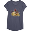 image:imageStar Wars Iconic Epic Rebel Alliance Group Shot Chibi Poster TShirtHeather Blue