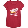 image:imageStar Wars Iconic Millennium Falcon Retro Big Chest Poster TShirtRed Heather