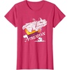 image:imageStar Wars Iconic Millennium Falcon Retro Big Chest Poster TShirtRed Heather