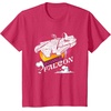 image:imageStar Wars Iconic Millennium Falcon Retro Big Chest Poster TShirtRed Heather