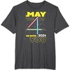 image:imageStar Wars May the 4th Be With You 2024 Lightsabers TShirtDark Heather Grey