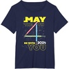 image:imageStar Wars May the 4th Be With You 2024 Lightsabers TShirtNavy Blue