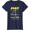 image:imageStar Wars May the 4th Be With You 2024 Lightsabers TShirtNavy Blue