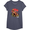 image:imageStar Wars Rogue One Last Stand Island Retro Distressed TShirtHeather Blue