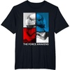 image:imageStar Wars The Force Awakens Red White amp Blue Split Phasma TShirtBlack