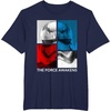 image:imageStar Wars The Force Awakens Red White amp Blue Split Phasma TShirtNavy Blue