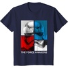 image:imageStar Wars The Force Awakens Red White amp Blue Split Phasma TShirtNavy Blue