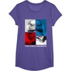 image:imageStar Wars The Force Awakens Red White amp Blue Split Phasma TShirtPurple Heather