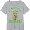 image:imageYoda  Good to Be Green TShirtHeather Grey