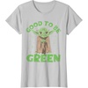 image:imageYoda  Good to Be Green TShirtSilver Grey