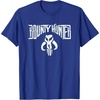 image:imageStar Wars Bounty Hunter Mandalorian Mythosaur Skull Emblem TShirtRoyal Blue