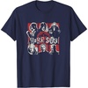image:imageStar Wars Dark Side Villains Vintage Collage Chest Poster TShirtNavy Blue